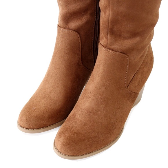 aspen-chestnut-suede-over the knee boots - Picture 6 of 6